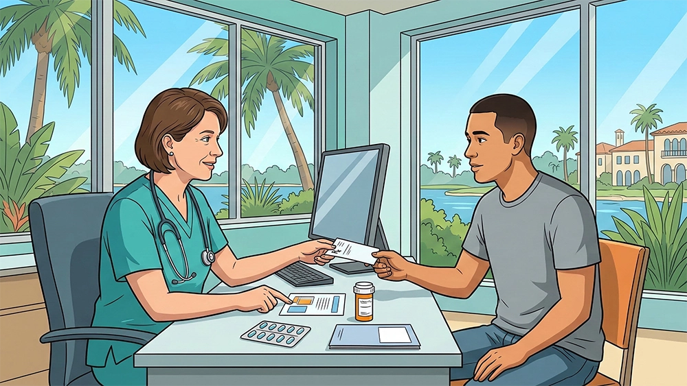Clinical consultation for medication-assisted treatment at a Palm Beach treatment center