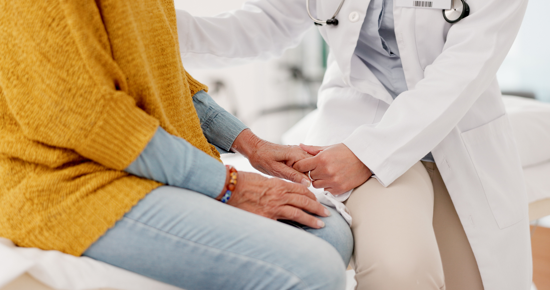 addiction treatment specialist comforting a patient