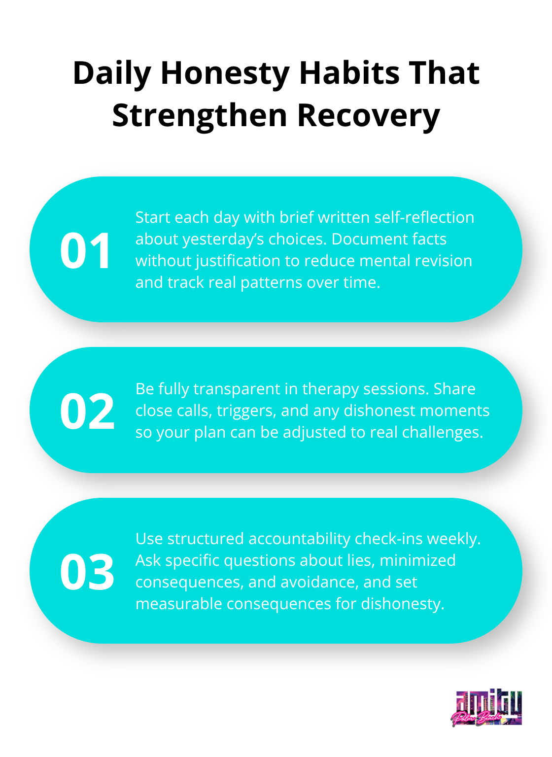 Three practices to build honesty in addiction recovery - importance of honesty in addiction recovery